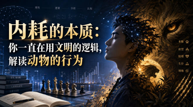 付费文章:内耗的本质:你一直在用文明的逻辑,解读动物的行为-副业网