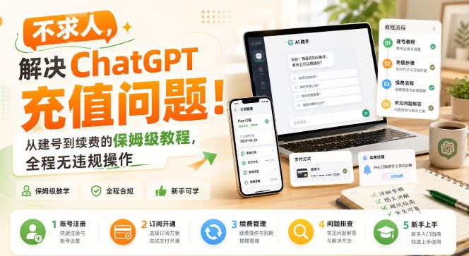 不求人,解决ChatGPT充值问题!从建号到续费的保姆级教程,全程无违规操作-副业网