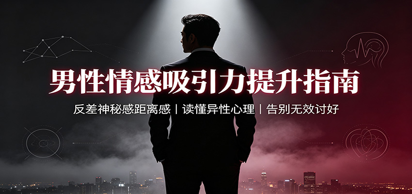 男性情感吸引力提升指南:反差神秘感距离感,读懂异性心理,告别无效讨好-副业网