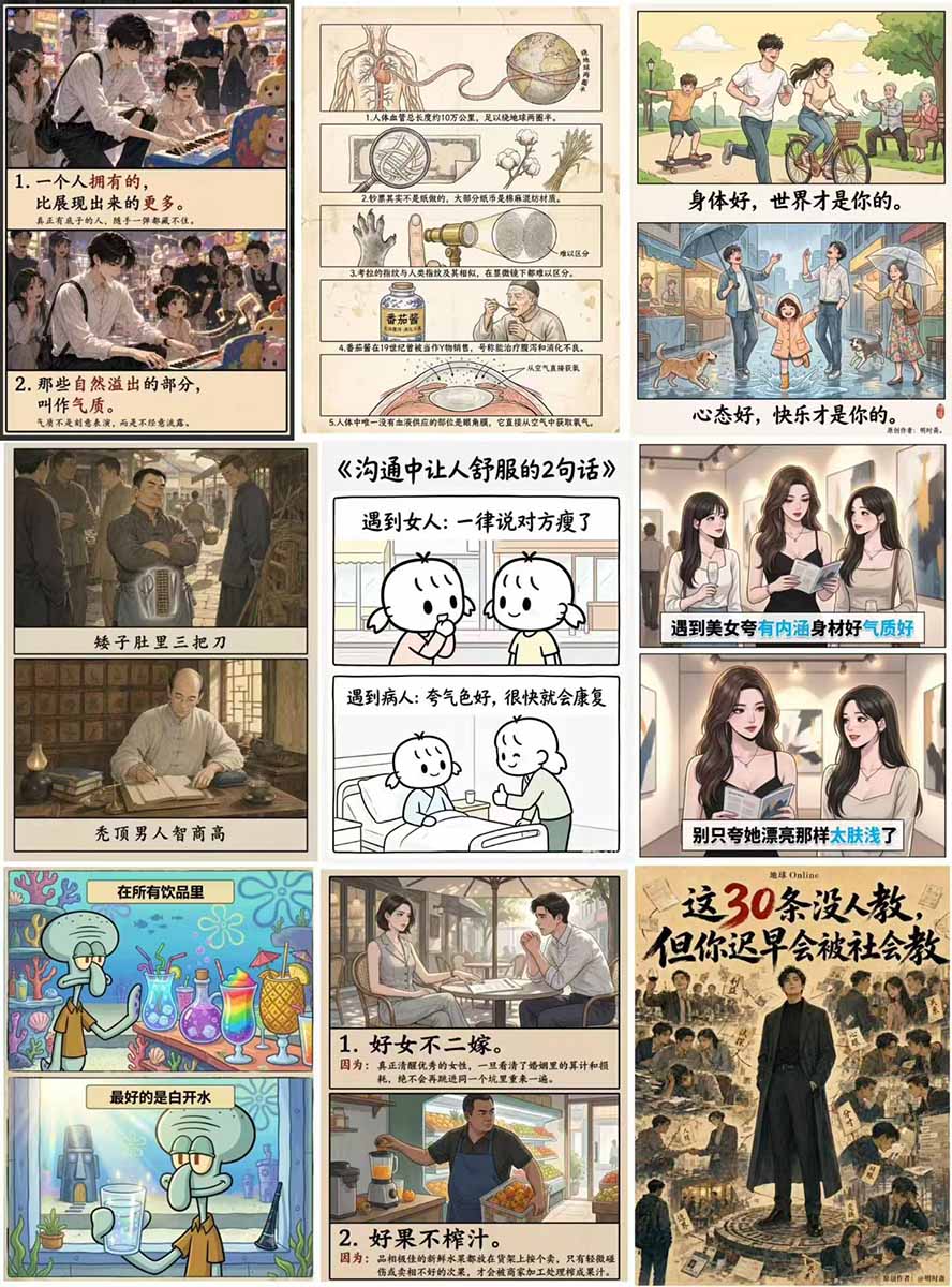 图片[4]-外面卖699元的抖音10W粉博主AI绘图实战课：提示词+爆款复刻+漫画创作+封面设计，从0掌握AI作图与变现完整流程-副业网