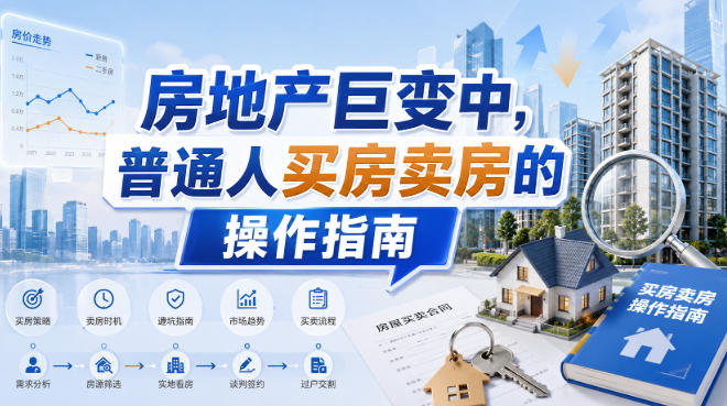 付费文章:房地产巨变中,普通人买房卖房的操作指南【上篇+下篇】-副业网