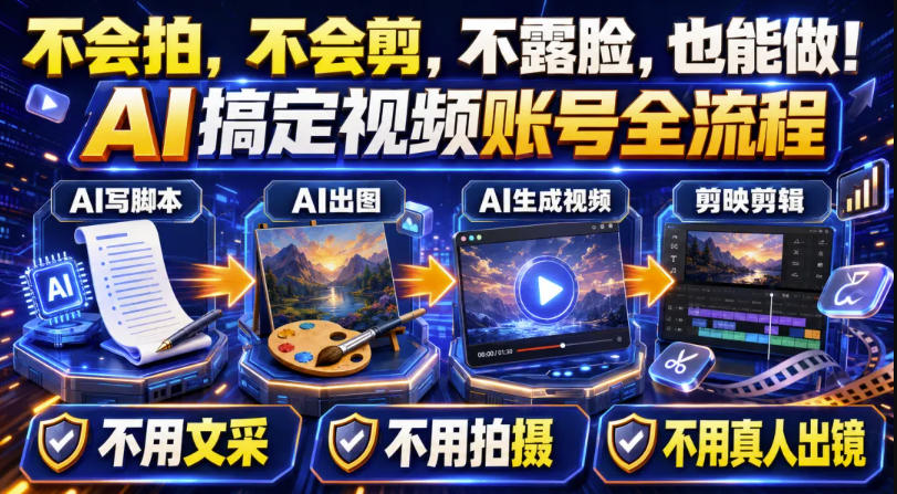 AI短视频起号实战项目，用AI做视频起号，45天涨粉12W，一条广告8.5k，广告接到手软，引流、变现两不误！-副业网
