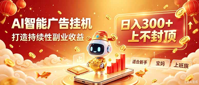 告别手动干活!AI自动化,解锁线上被动收益-副业网