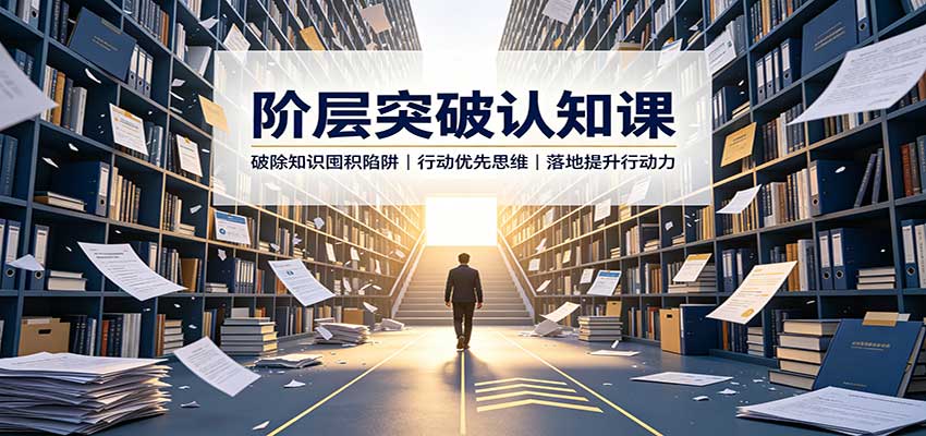 阶层突破认知课:破除知识囤积陷阱,行动优先思维,落地提升行动力-副业网