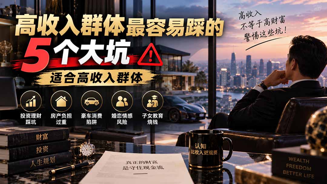 图片[2]-付费文章：高收入群体最容易踩的5个大坑，适合高收入群体-副业网
