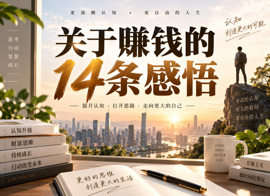 付费文章：关于賺钱的14条感悟-副业网