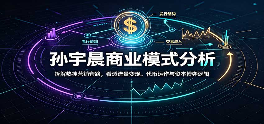 孙宇晨商业模式分析:拆解热搜营销套路,看透流量变现、代币运作与资本博弈逻辑-副业网