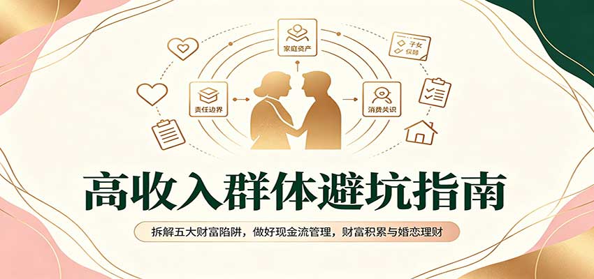 高收入群体避坑指南:拆解五大财富陷阱,做好现金流管理,财富积累与婚恋理财-副业网