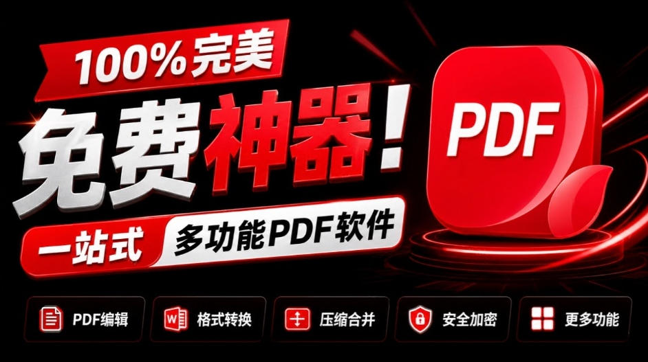 100%完美免费神器!一站式多功能PDF软件,支持PDF格式转换压缩编辑等,简约无广告,太Nice了JOPDF-副业网