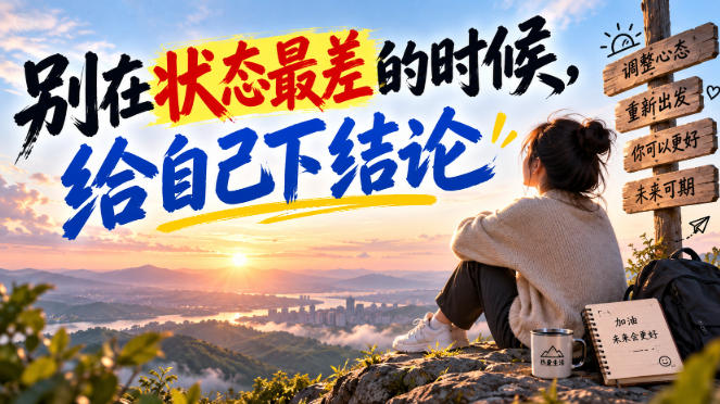 某公众号付费文章:别在状态最差的时候,给自己下结论-副业网