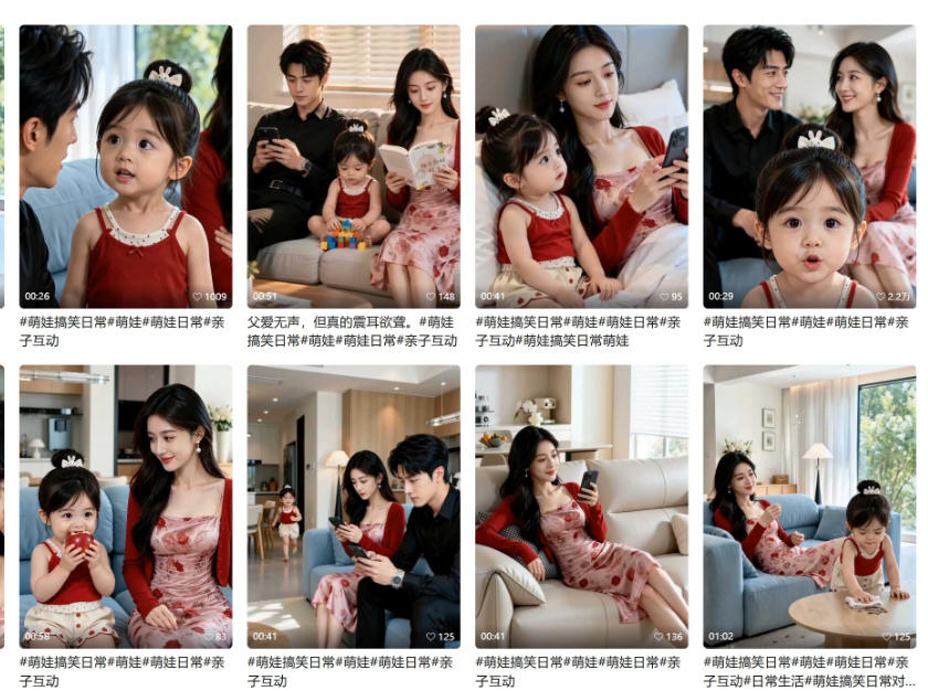 图片[2]-AI亲子搞笑短剧实操课，对标爆款账号，1小时课程带你0基础掌握制作，涨粉带货双丰收-副业网