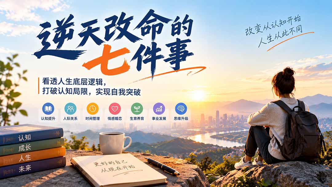 图片[2]-付费文章：逆天改命的七件事，看透人生底层逻辑，打破认知局限，实现自我突破-副业网