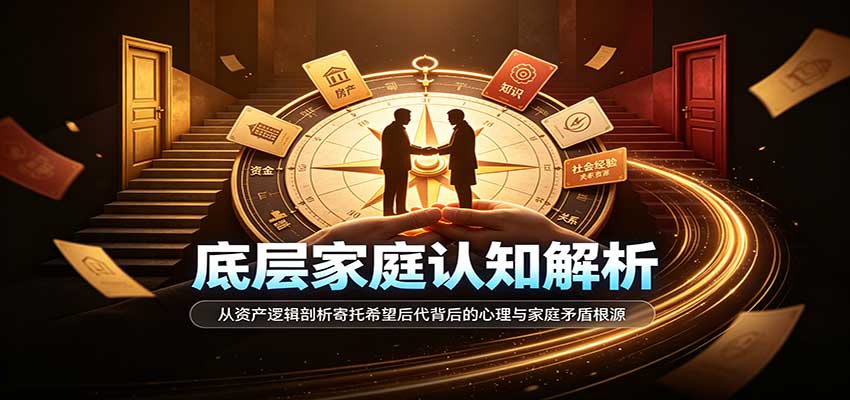 底层家庭认知解析:从资产逻辑剖析寄托希望后代背后的心理与家庭矛盾根源-副业网