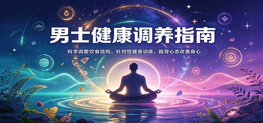 男士健康调养指南:科学调整饮食结构,针对性健身训练,疏导心态改善身心-副业网