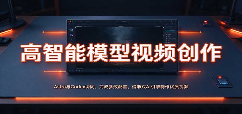 高智能模型视频创作:Astra与Codex协同,完成参数配置,借助双AI引擎制作优质视频-副业网