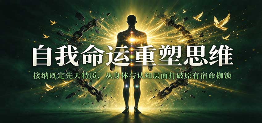自我命运重塑思维:接纳既定先天特质,从身体与认知层面打破原有宿命枷锁-副业网