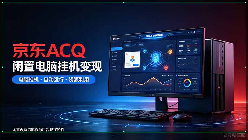 京东ACQ是什么?闲置电脑挂机采集项目拆解-副业网